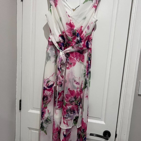 DKNY Womens White and Pink Dress - Picture 5 of 5